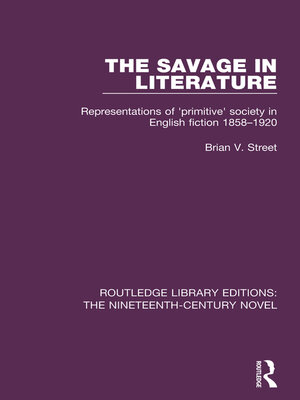 cover image of The Savage in Literature